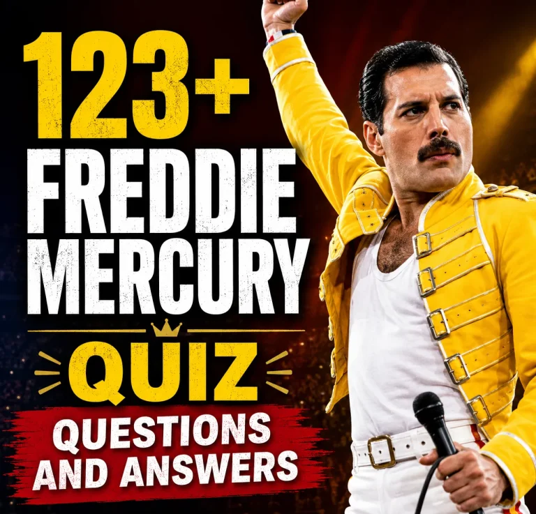 "Freddie Mercury Quiz Questions And Answers"