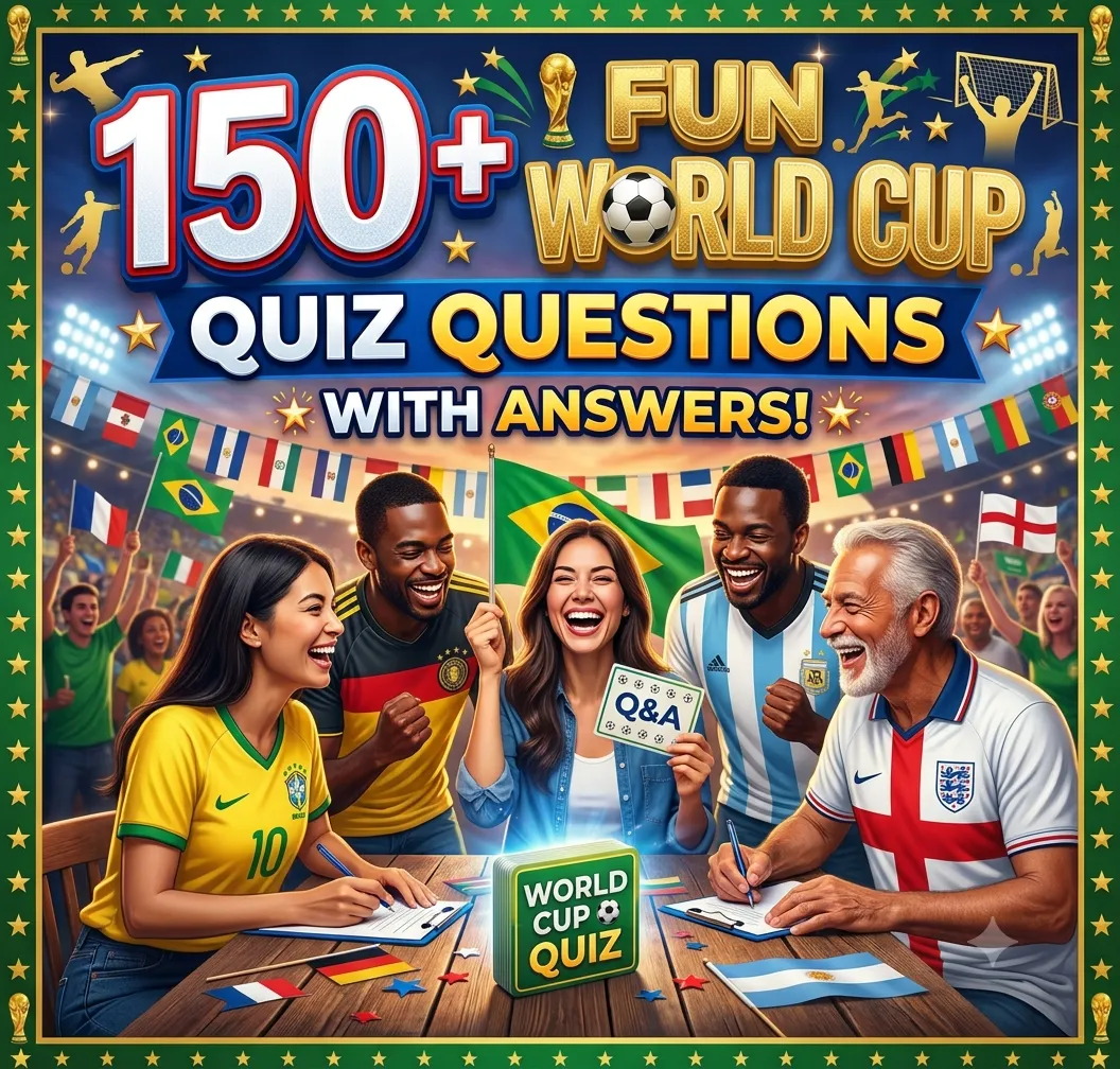 "Fun World Cup Quiz Questions and Answers "