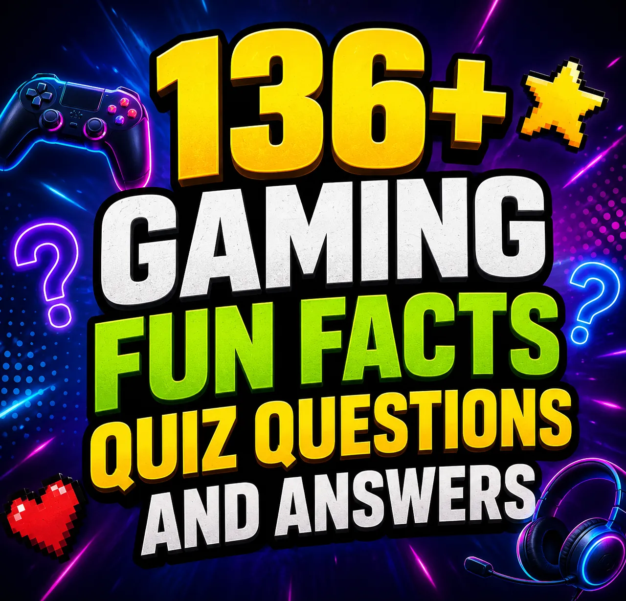 'Gaming Fun Facts Quiz Questions And Answers"