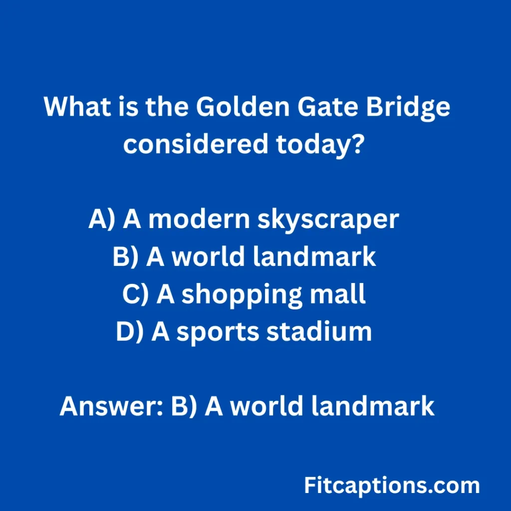 "The Golden Gate Bridge Trivia Questions and Answers"