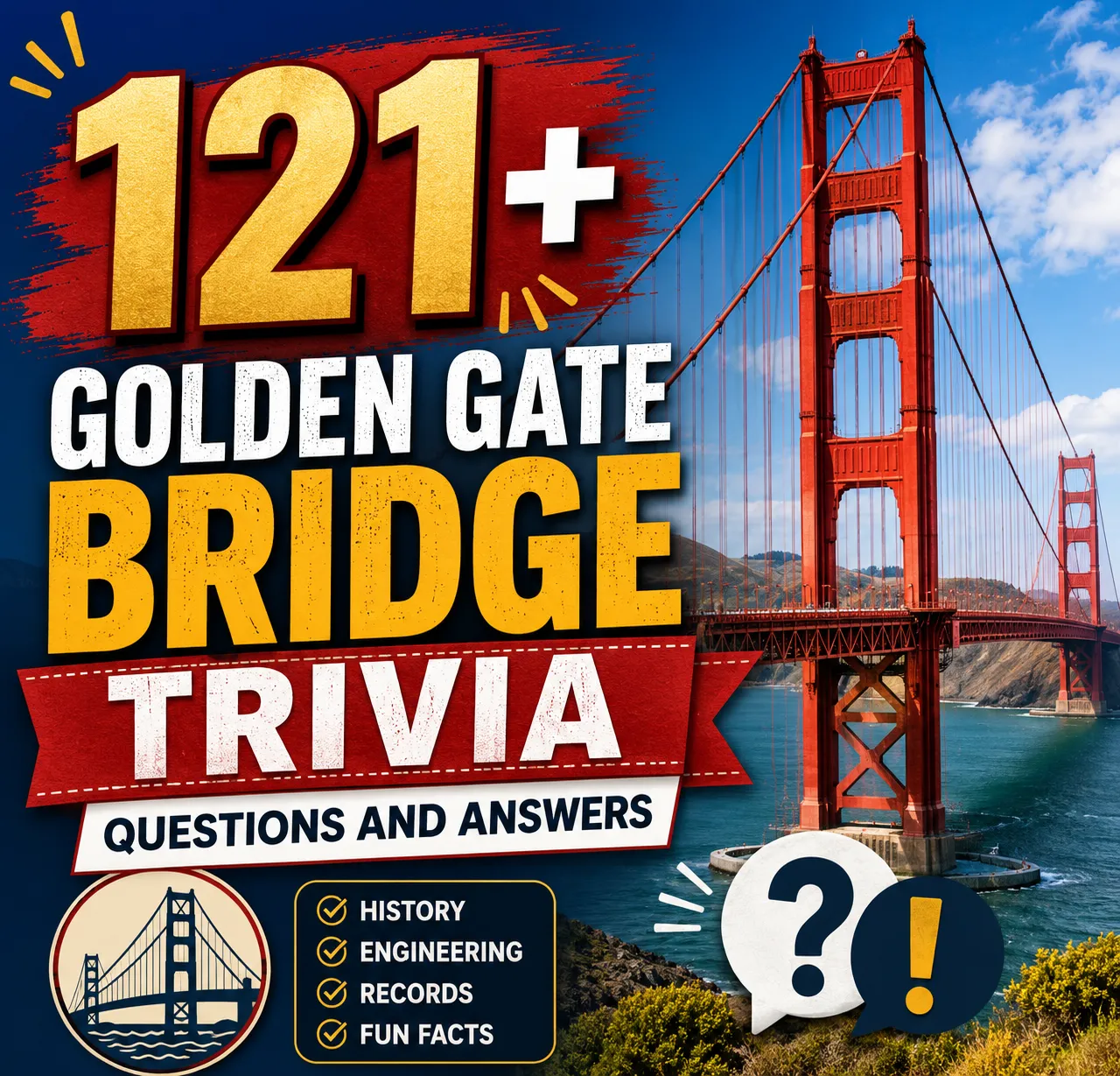 'The Golden Gate Bridge Trivia Questions and Answers"