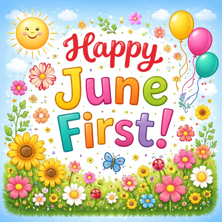 "Happy June First Wishes"