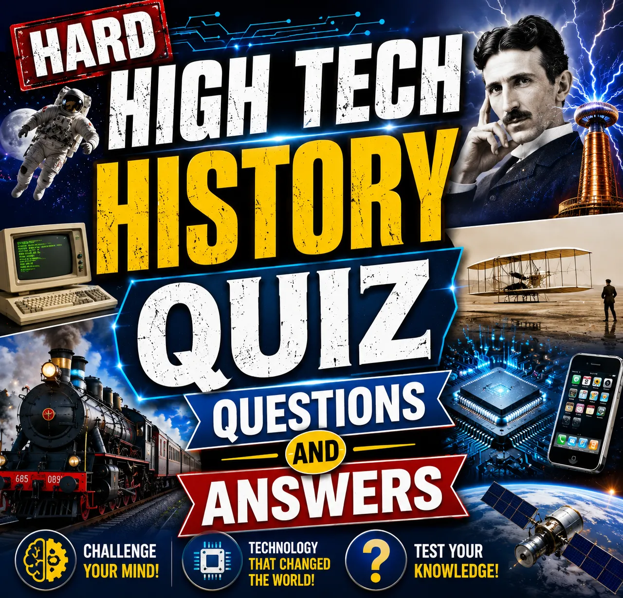 "High Tech History Quiz Questions and Answers"