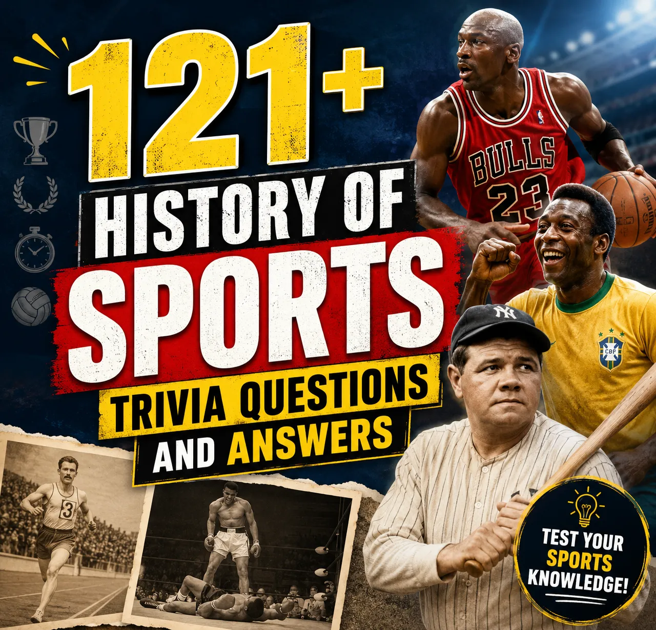 "History of Sports Quiz Questions and Answers"