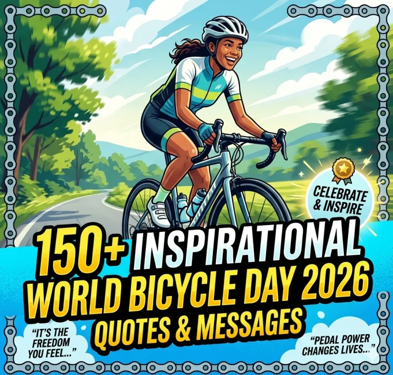 "Inspirational World Bicycle Day 2026 Quotes"