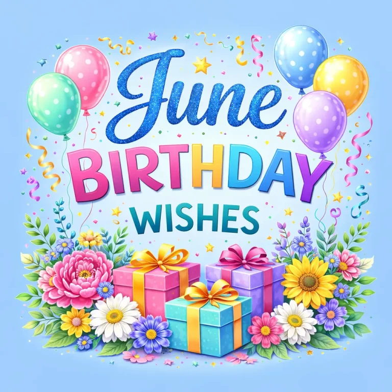 "June Birthday Wishes"