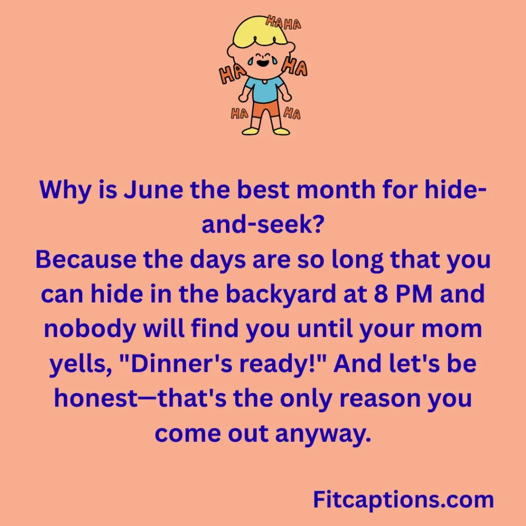 "Funny June Jokes for Kids"