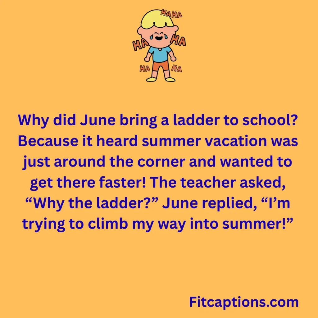 "Funny June Jokes for Kids"