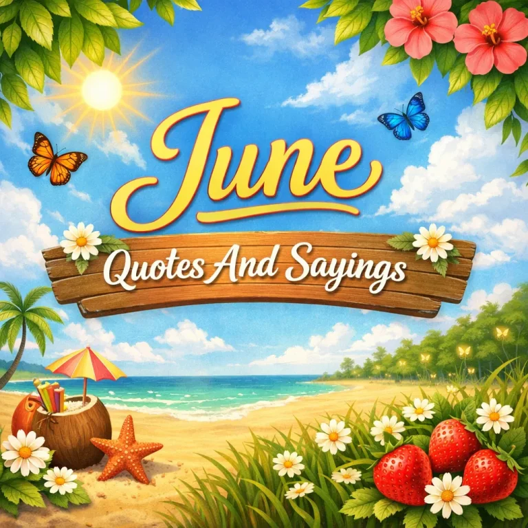 "Best June Quotes and Sayings"