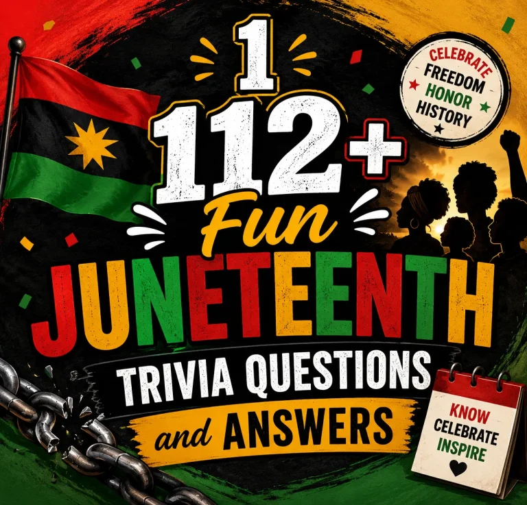 Juneteenth Trivia Questions and Answers 2