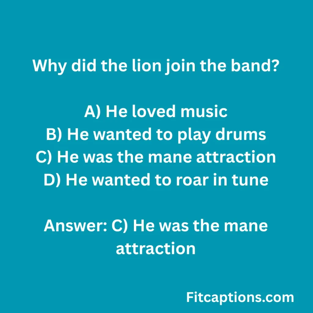 "Lion Quiz Questions And Answers"