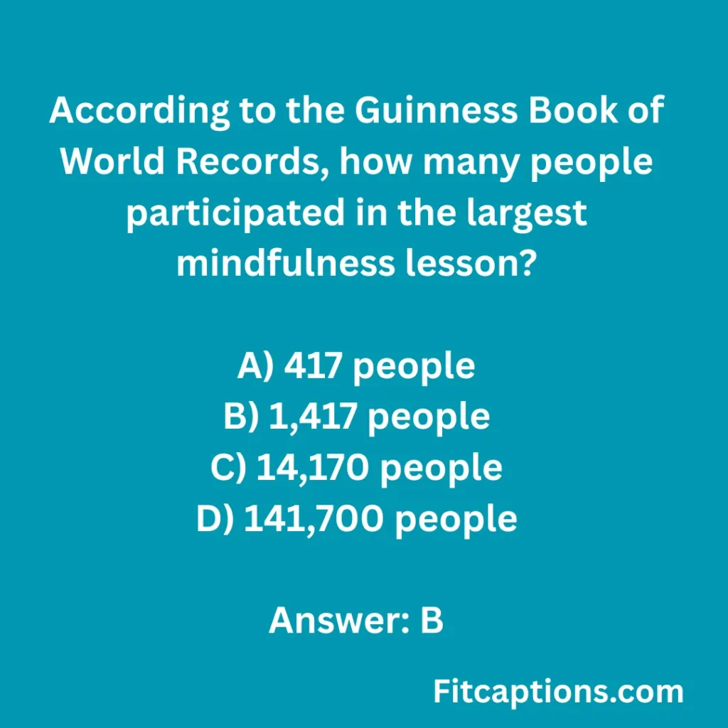 "Meditation Trivia Questions and Answers"