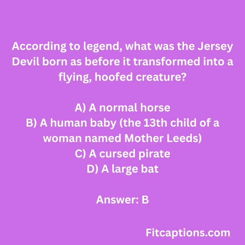 "Legendary Monsters Quiz Questions and Answers"
