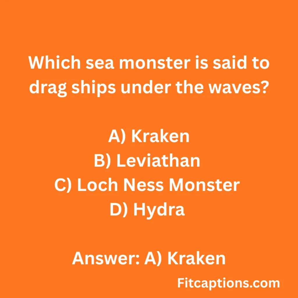 "Legendary Monsters Quiz Questions and Answers"