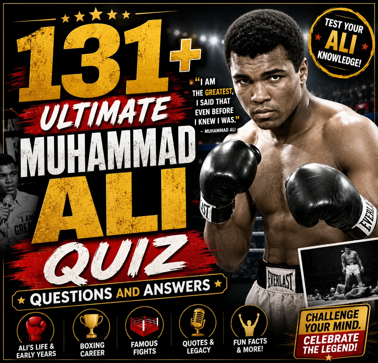 "Muhammad Ali Quiz Questions and Answers"