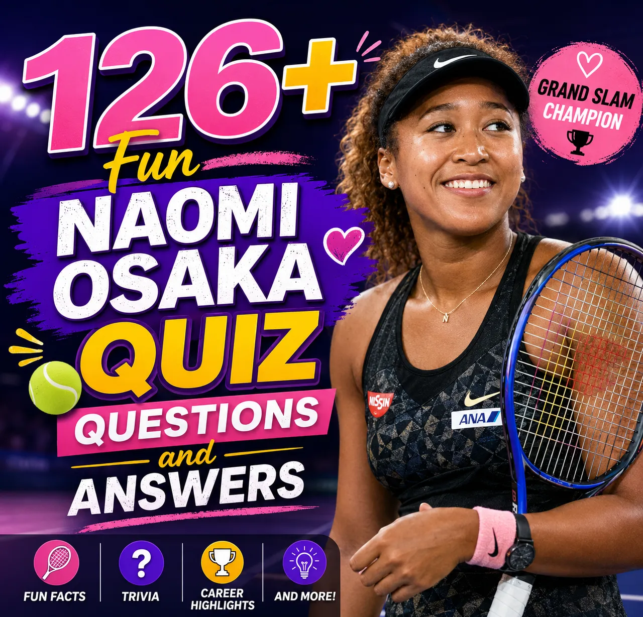 "Naomi Osaka Quiz Questions and Answers"