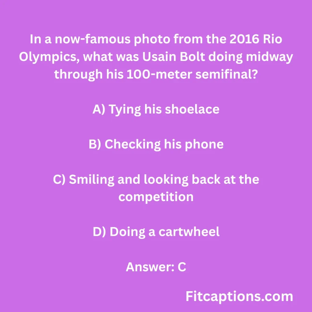 "Olympic Legends Quiz Questions With Answers"