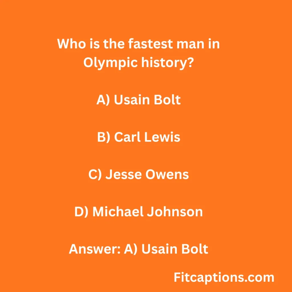"Olympic Legends Quiz Questions With Answers"