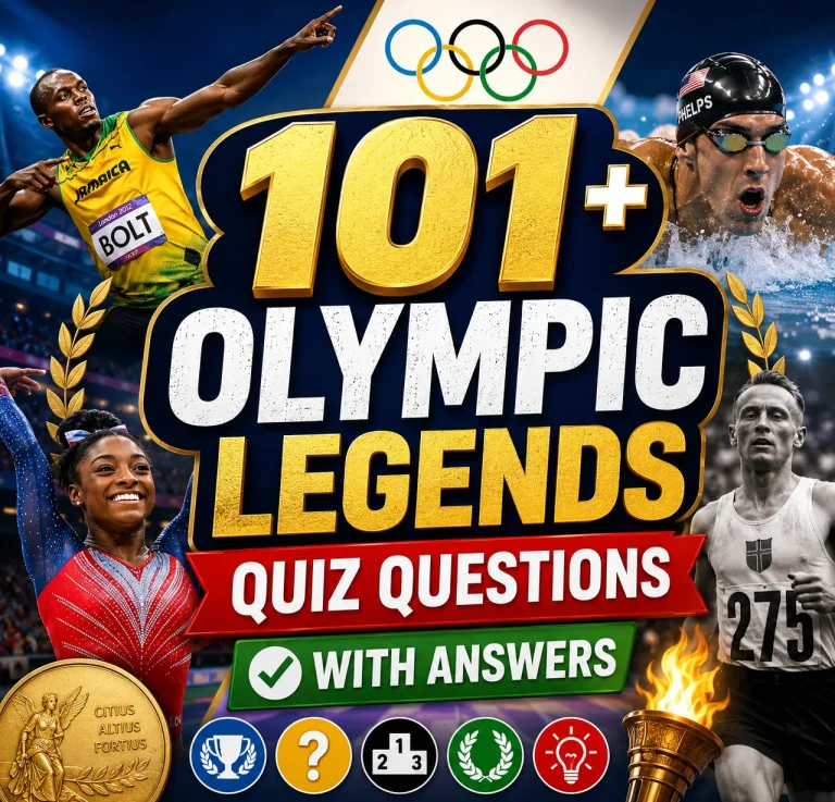 "Olympic Legends Quiz Questions With Answers"