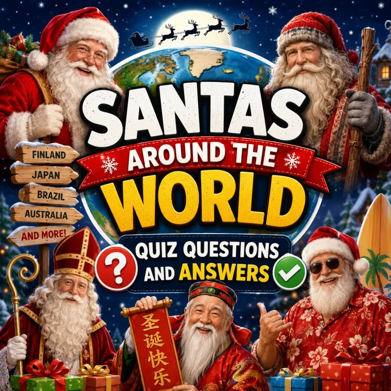 "Santas Around the World Quiz Questions And Answers"