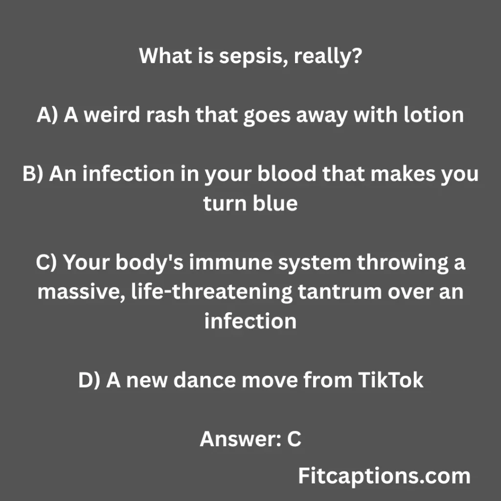 "Sepsis Quiz Questions And Answers"