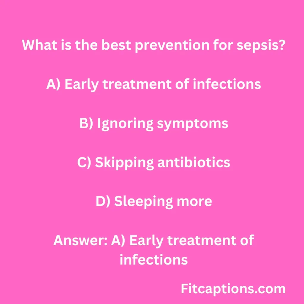 Sepsis Quiz Questions And Answers
