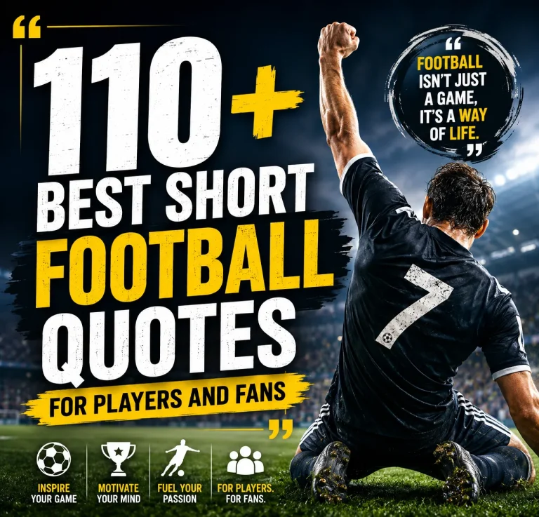 "Short Football Quotes"