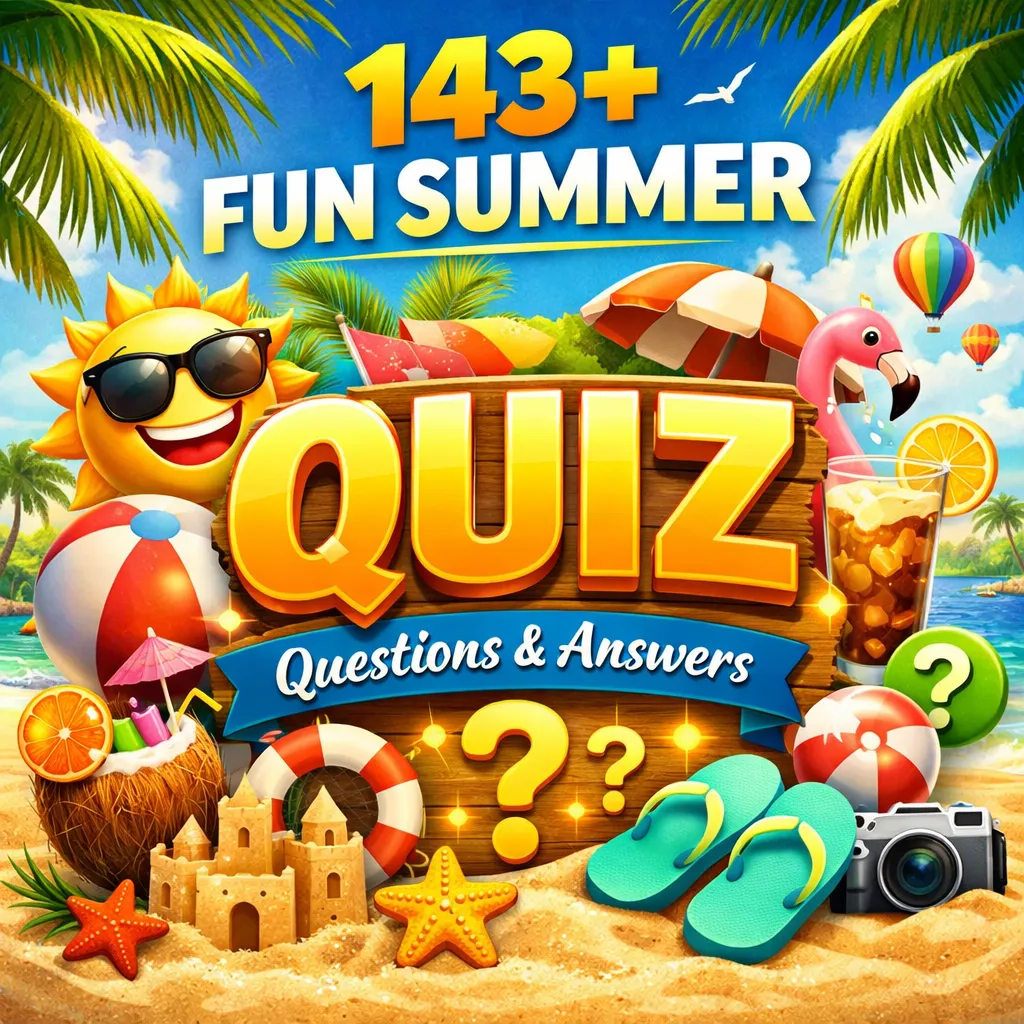 "Fun Summer Quiz Questions and Answers "