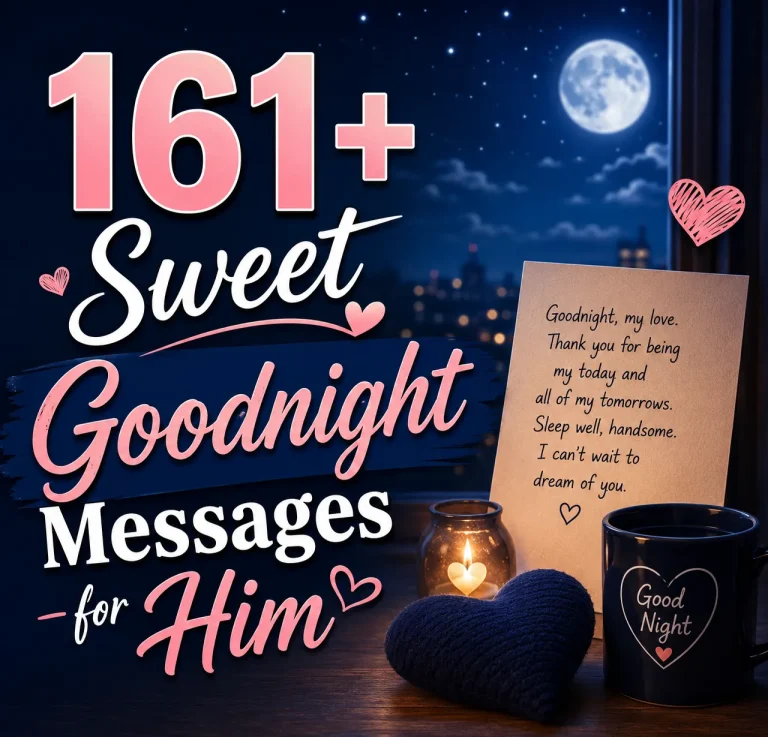 "Sweet Goodnight Messages for Him"
