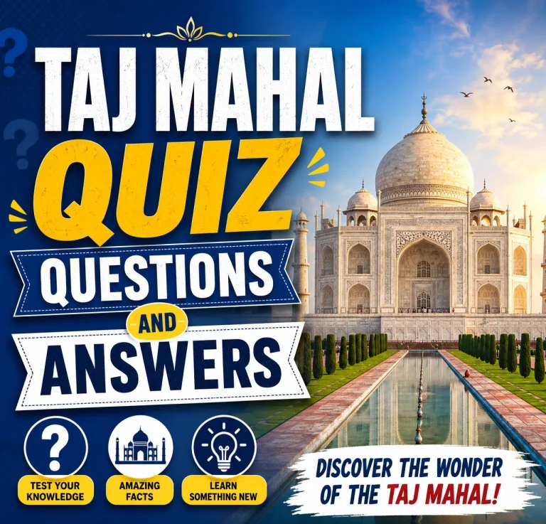 "Taj Mahal Quiz Questions and Answers"