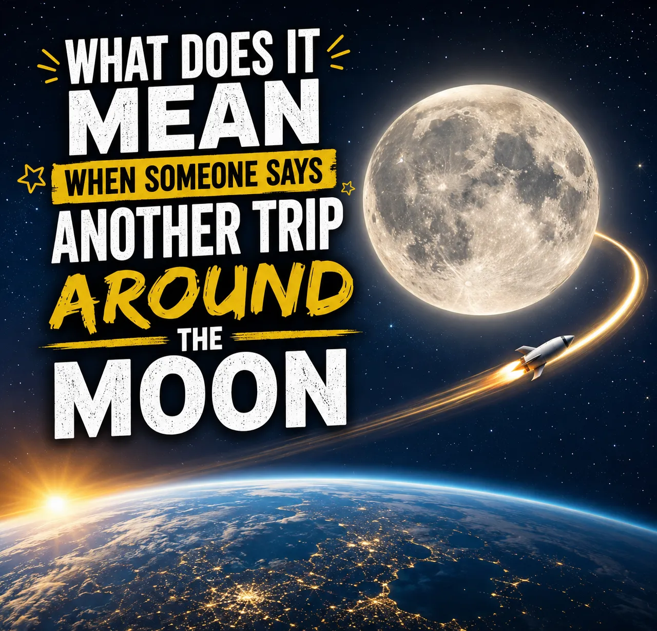 "What Does It Mean When Someone Says Another Trip Around the Moon"