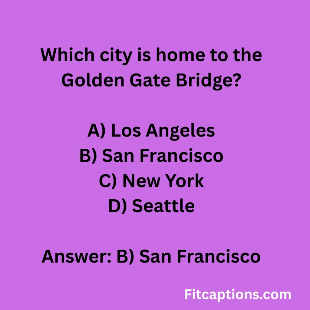 "World Bridges Quiz Questions and Answers"