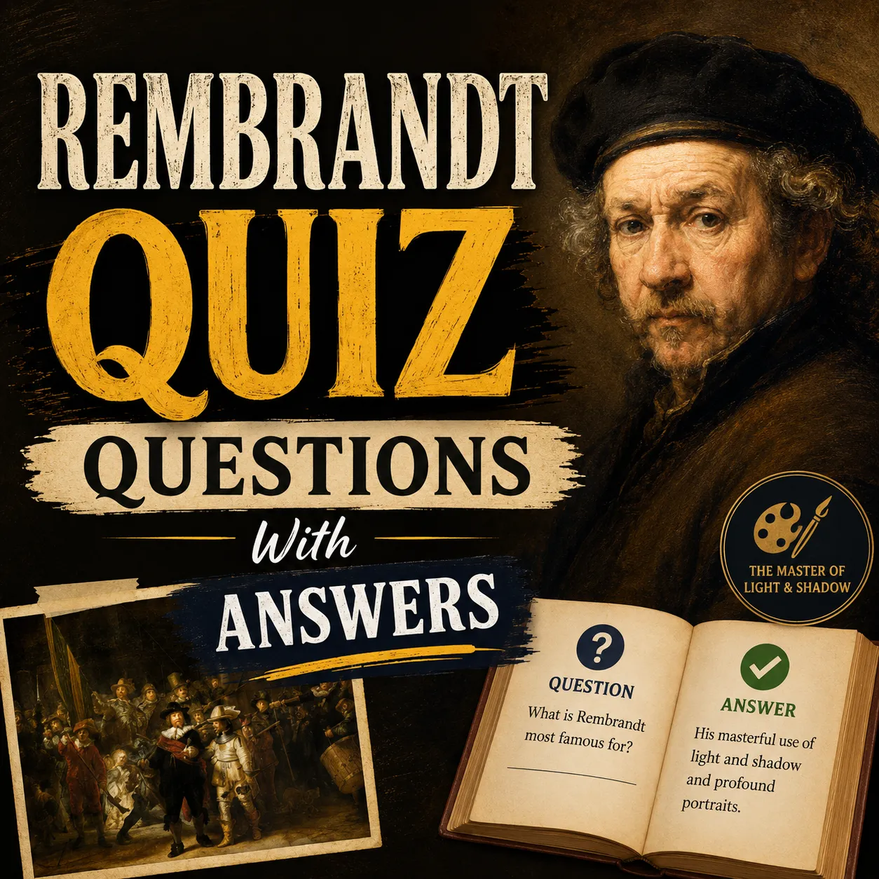 "Rembrandt Quiz Questions with Answers"