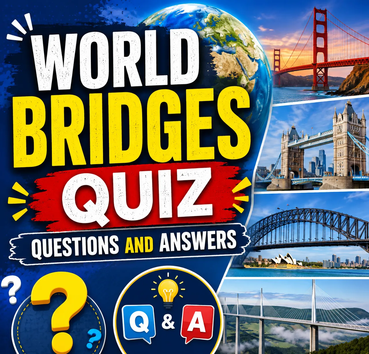 "World Bridges Quiz Questions and Answers"