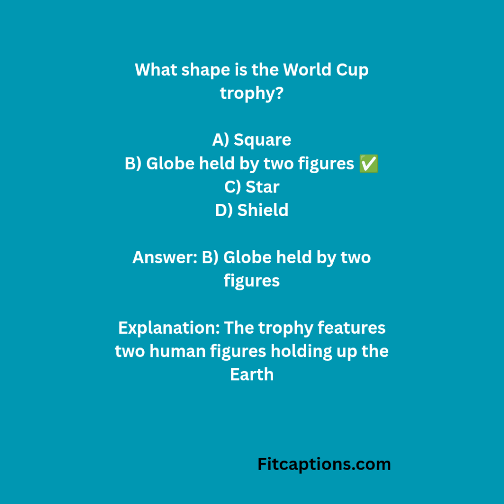 "World Cup Trivia Questions and Answers"