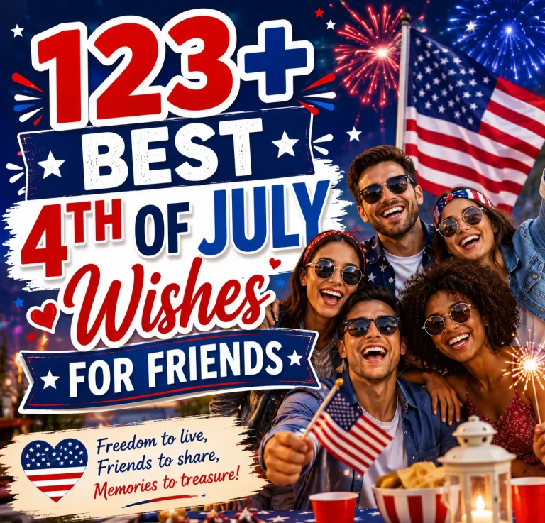 "Best 4th of July Wishes for Friends"
