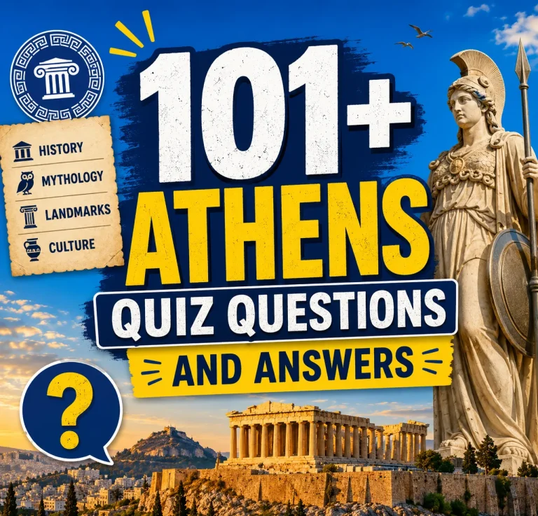 "Athens Quiz Questions and Answers"