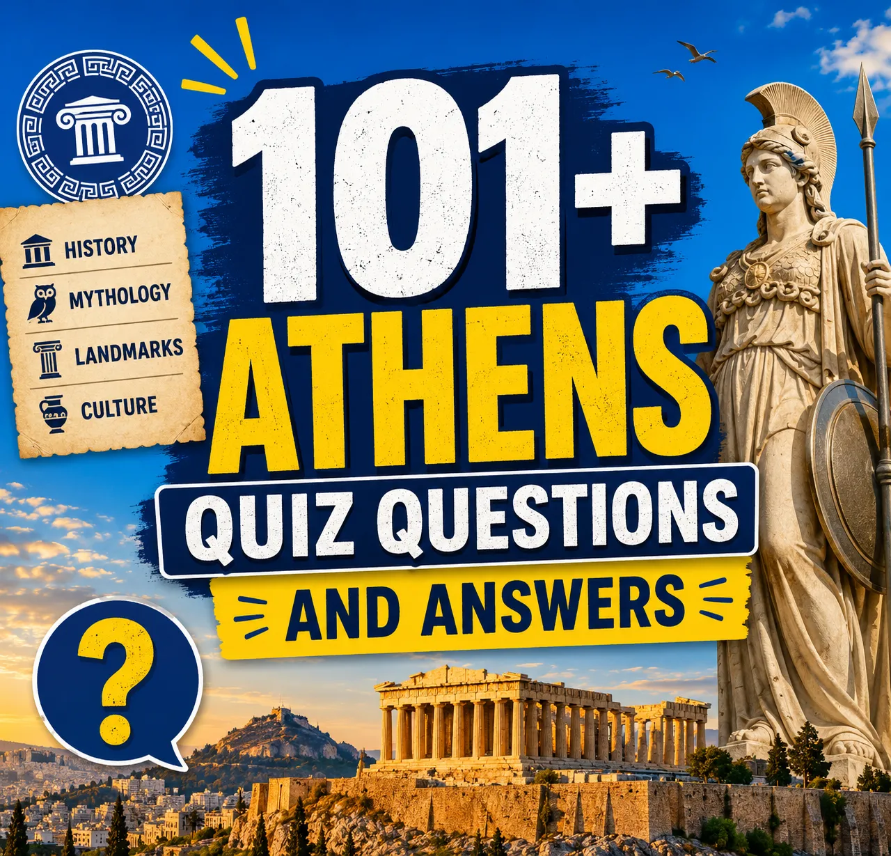 "Athens Quiz Questions and Answers"