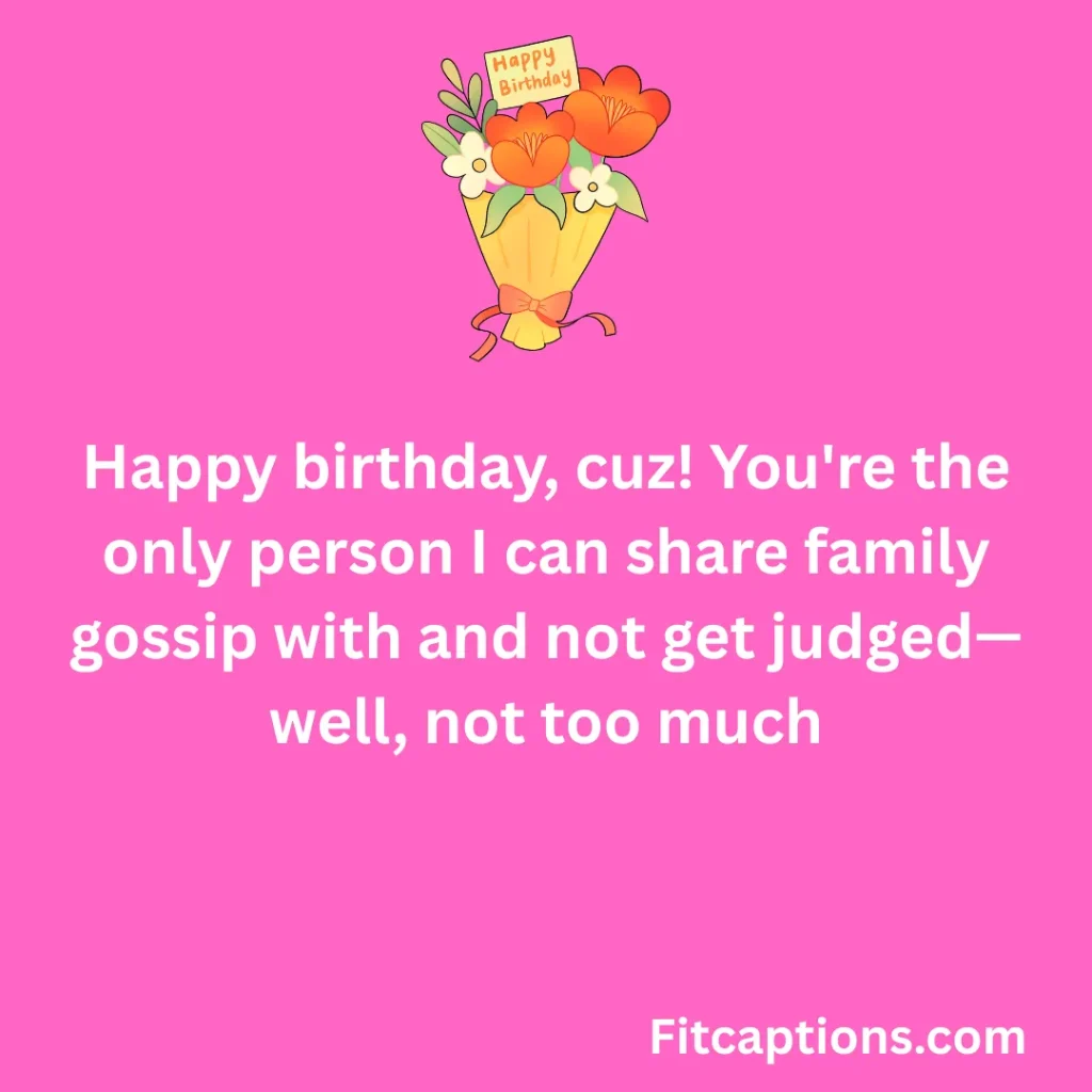 Beautiful Birthday Wishes for Female Cousin 