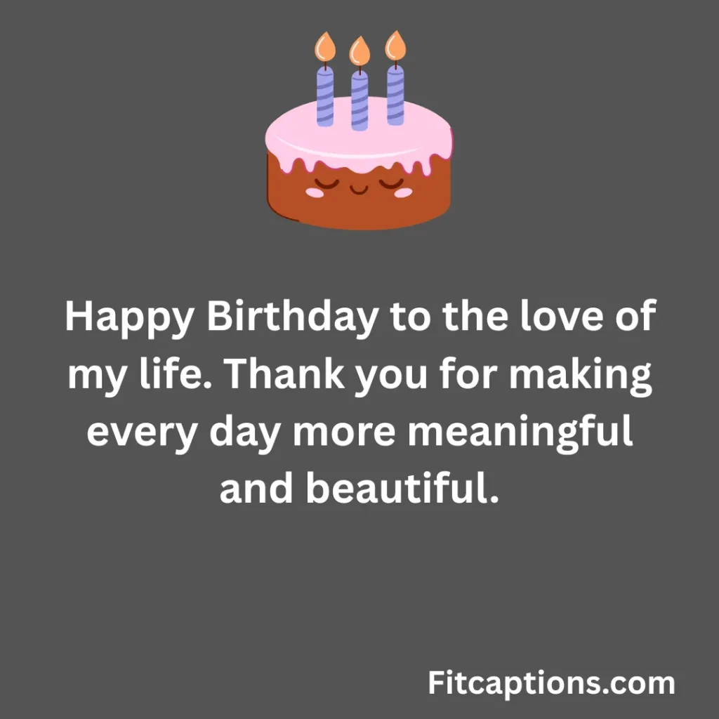 "Birthday Wishes for Husband From Wife"
