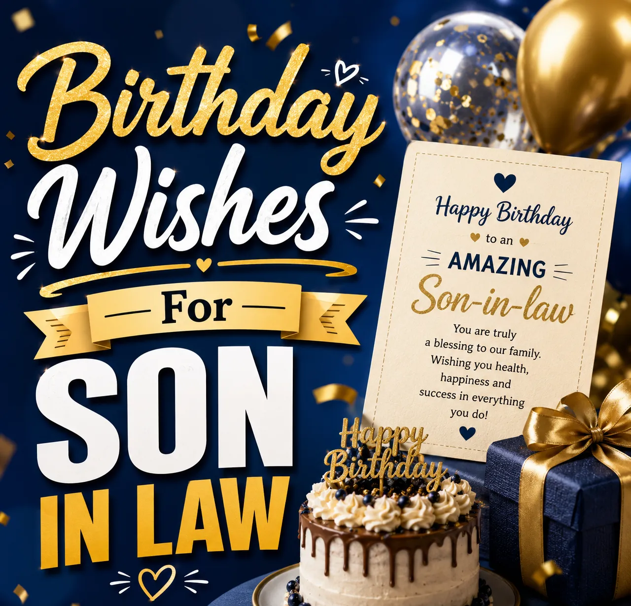 "Birthday Wishes For Son-in-Law"