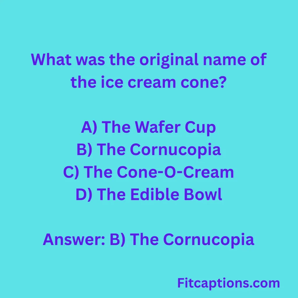"Dessert Quiz Questions and Answers"