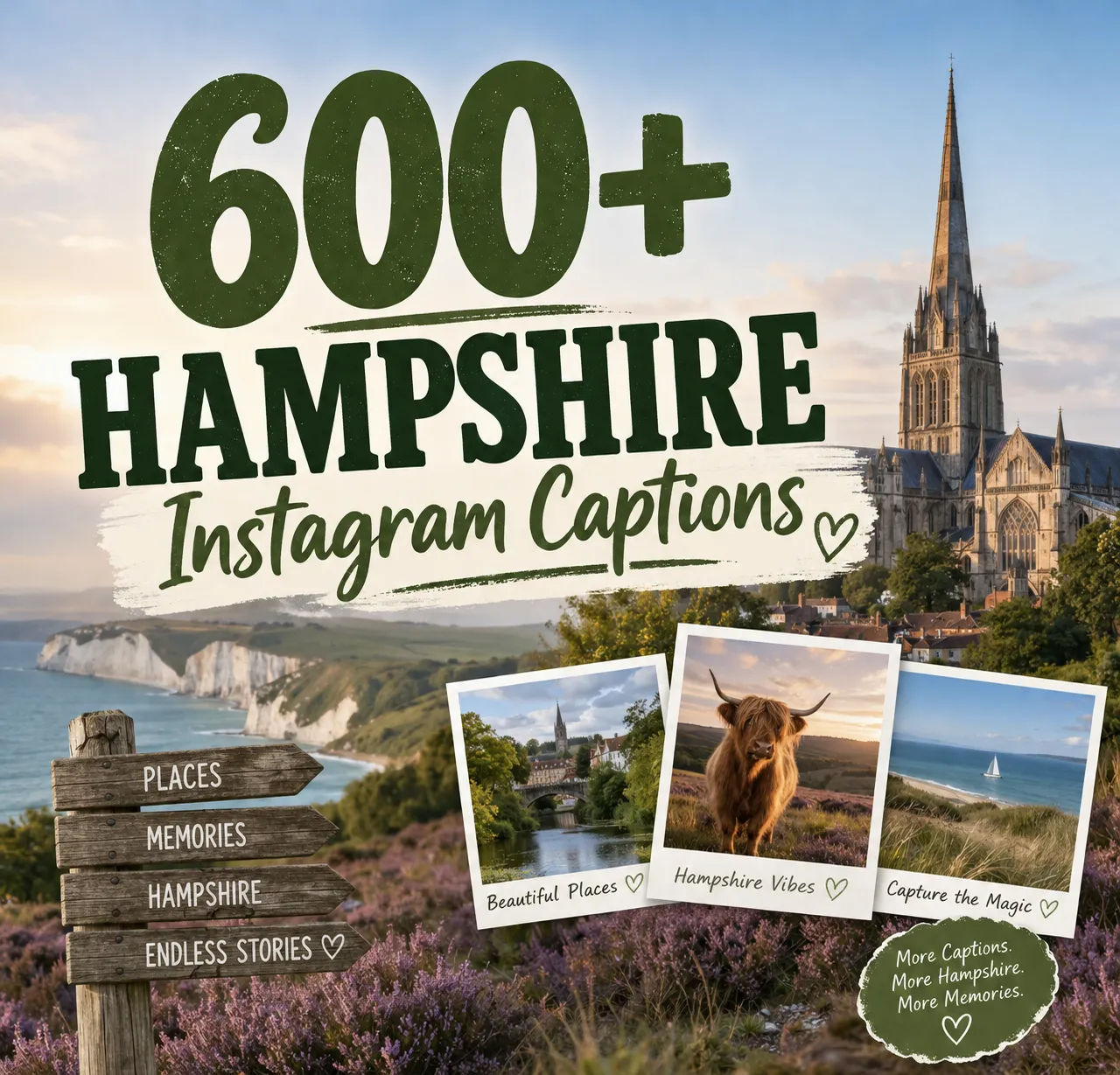 Hampshire Instagram captions