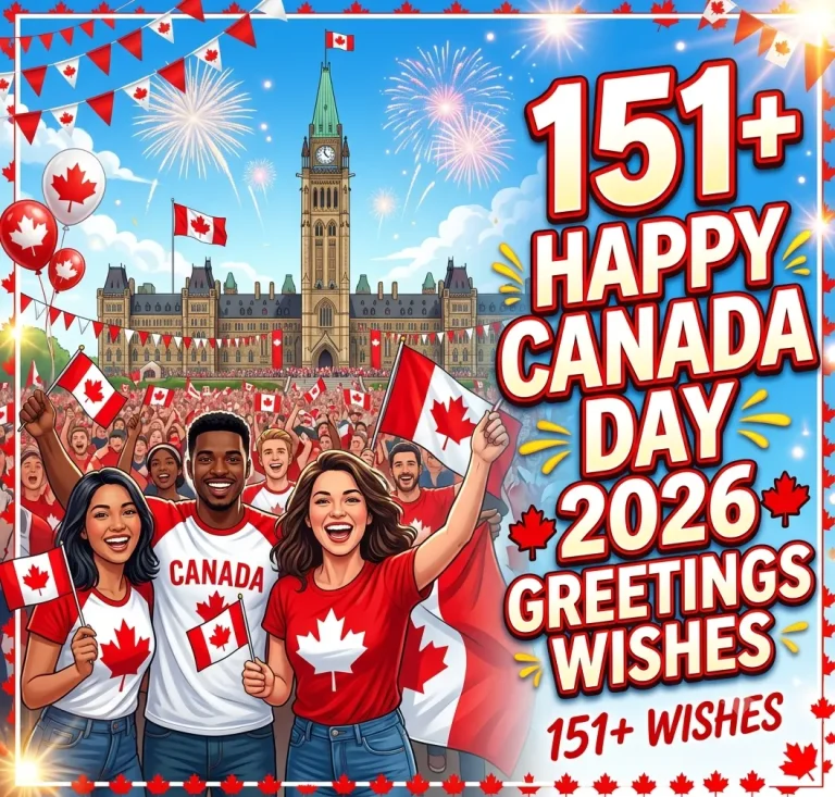 "Happy Canada Day 2026 Greetings Wishes"