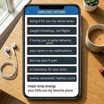 "Instagram Captions for Simps"
