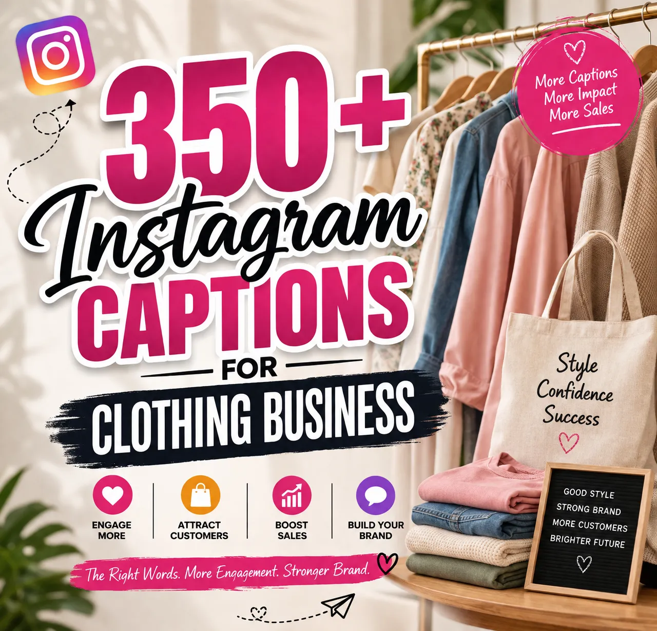 Instagram captions for clothing business