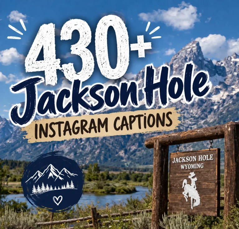 Jackson hole Instagram captions