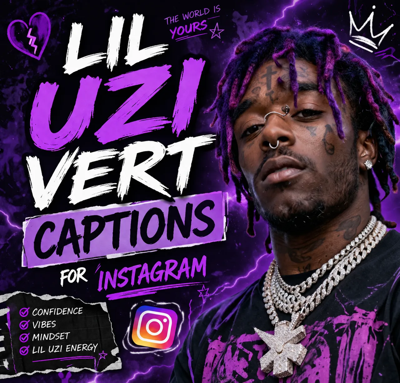 Lil Uzi vert captions for Instagram