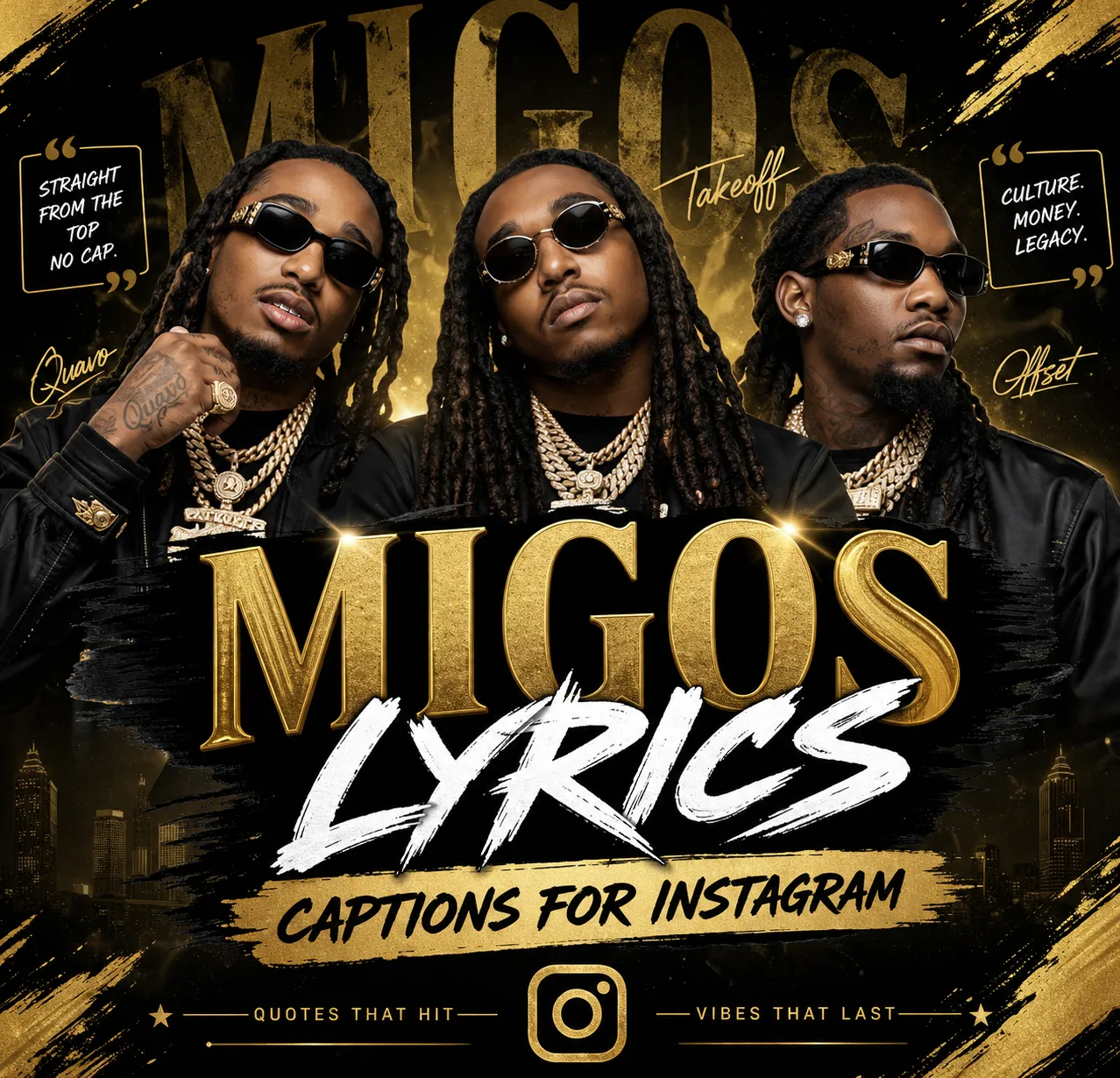Migos lyrics for Instagram Captions