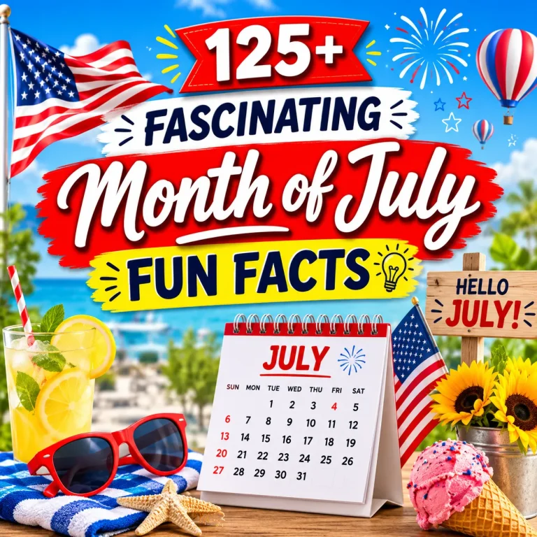 "Month of July Fun Facts"
